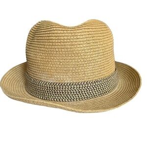 Atlantic Fedora Style Woven Straw Hat